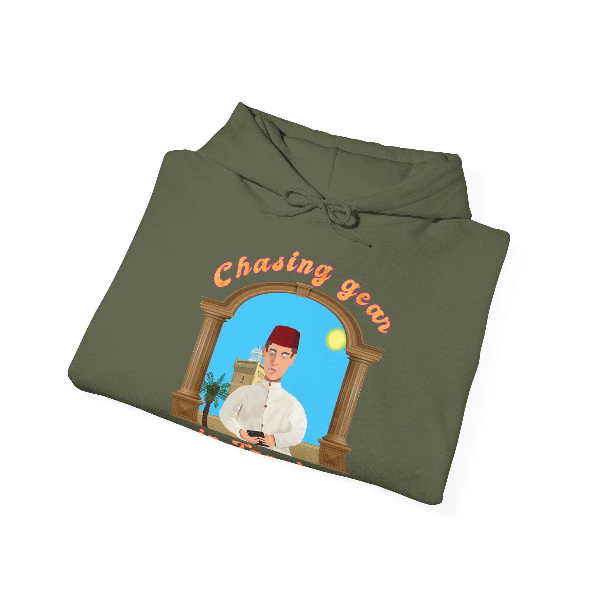 Chasing Gear In Tangier Hoodie